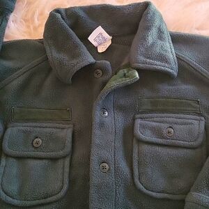 BABY GAP Toddler boy fleece button-up jacket size 4